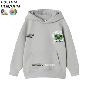 Custom Print Knitted Anti-Shrink Kids Hoodies Long Sleeve High Quality Toddler Boy Clothes Casual Sweatshirt Boys Factory - Product Image 6