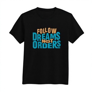 T-shirt noir à manches courtes pour homme All Men Must Die, imprimé logo circulaire, col rond décontracté, coupe oversize, coton écologique color-block - Product Image 2