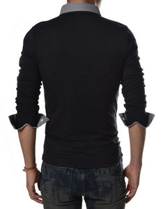 Camisetas Polo de Manga Larga Nuevas 2025 para Hombre y Camisetas Casuales de Cuello Business de Alta Calidad al por Mayor para Hombre - Product Image 2