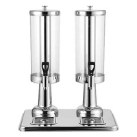 Distributeur de jus froid commercial en acier inoxydable à tête unique 6L, machine à boissons en libre-service pour hôtels, cafés occidentaux et bière 3L-9L