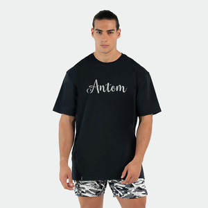 T-shirt 100% coton pour homme, coupe ample, imprimé, design personnalisé, t-shirt homme de haute qualité, t-shirts homme épais, col rond - Product Image 4