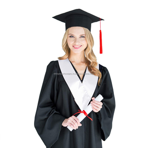 Estola de Graduación Unisex con Logotipo Personalizado, Blanca, 60 Pulgadas, Poliéster Satinado, para Sublimación - Product Image 1