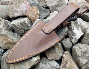 Cuchillo de acero inoxidable para exteriores con mango para camping, pesca, supervivencia y aplicaciones de campo. - Product Image 6
