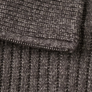 Cardigan en laine pour homme à col en V, manches longues, fermeture boutonnée, couleur unie, tricot anti-boulochage, épaisseur standard, idéal pour l'automne - Product Image 6