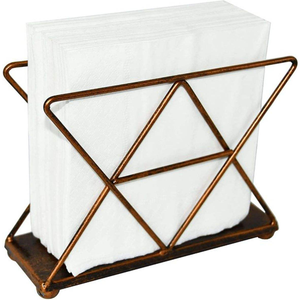 Moderno Dispensador de Servilletas de Metal Bronce Antiguo, Soporte Vertical para Servilletas de Papel para Mesa, Cocina, Restaurante - Product Image 5