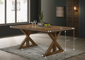 American Country Style Solid Acacia Wood Live Edge Dining <b>Table</b> with <b>Foldable</b> Metal Base at cheap rates from India - Product Image 5