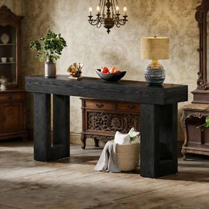 63-Inch Wooden Sofa Table for Entryway <b>Console</b> Tables Product Category - Product Image 5