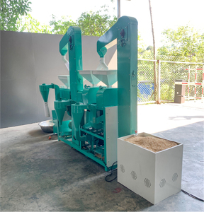 1 Phase 220V Backbone 500kg/hour Rubber Roller Rice Mill Brown Rice Whiten Rice  Rubber Roller Husker&huller