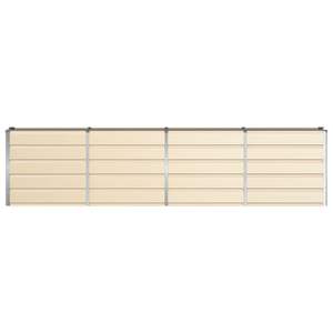 Pot et jardinière en acier ivoire 160 x 40 x 75 cm - Product Image 4