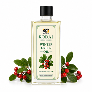 Winter Green Oil Pure Natural Herbal Liquid Essential Oil 100g Tamil Nadu with US <b>Plug</b> for Massage and Daily Use - Product Image 1