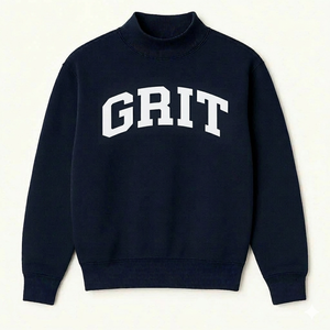 เสื้อสเวตเชิ้ตคอเต่าทรงโอเวอร์ไซส์ ผ้าฝ้ายฟลีซ อุ่นสบายสำหรับฤดูหนาว สไตล์ลำลอง สตรีทแวร์ พร้อมส่ง มีสินค้าในสต็อก - Product Image 1