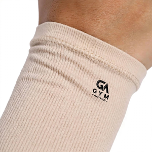 Manches de protection solaire GYM ACTIVE pour hommes en polyester UPF50+, longueur coude, rafraîchissantes, respirantes, avec logo personnalisé, pour sports de plein air - Product Image 5