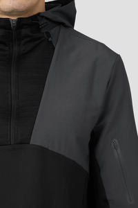 Chaqueta Cortavientos Personalizada con Logotipo, Impermeable, Gruesa, 100% Nailon, Tallas Grandes, Ajuste Sólido, para Hombre, Trajes Deportivos para Exteriores - Product Image 4