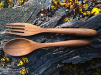 Cuillères et fourchettes en bois |   Ustensiles de cuisine |   Ensemble cuillère et fourchette |   Cuillère et fourchette en bois, cuillère en bois