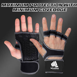 Hand Grip <b>Gloves</b> Non Slip Palm Protection For Gym Workout <b>Weight</b> <b>Training</b> Hand Grip <b>Gloves</b> - Product Image 4