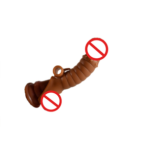 En gros, Manchon sexuel portable en silicone souple, réutilisable et étanche, avec anneau à picots et points, pour homme, type extenseur - Product Image 6