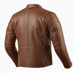 Nueva Chaqueta de Motociclista Personalizada de Invierno con Cuello Alto de Piel de Vaca, Logotipo Frontal, Impermeable, Transpirable, Ecológica y de Alta Calidad en Venta - Product Image 2