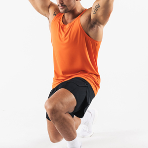 OEM Custom Polyester Quick Dry Slim Fit Tank Tops Running Gym Sports <b>Vest</b> Heat Transfer Print Men Sublimation Singlets - Product Image 1