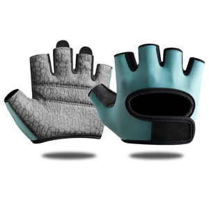 Gants courts de sport pour hommes, pour musculation, gymnastique, fitness, protection des paumes et grip, faciles à porter, coussinets de préhension pour la musculation - Product Image 1