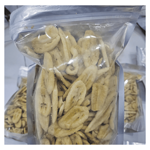Chips de plátano secos, envasados en 400 gramos, cortados en anillos naturales para decorar cereales y barras de helado, procedentes de granjas de Vietnam. - Product Image 2
