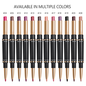 2-in-1 Lipstick & <b>Lip</b> Liner, 12 Colors Long-Lasting Matte Lipstick with Built-In <b>Lip</b> Liner - Product Image 1