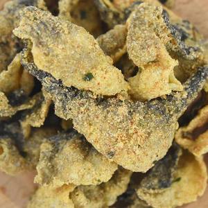 หนังปลาแซลมอนทอดกรอบ รสไข่ ยี่ห้อ EXPAD บรรจุภัณฑ์สุญญากาศ - Product Image 2