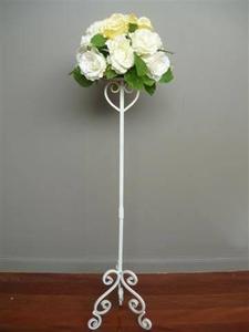 Soporte de Flores Simple de Doble Capa de Hierro y Metal, Estilo Art Deco, Adorno para Jardín Interior y Exterior - Product Image 4