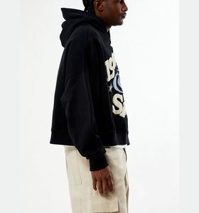 Sweat-shirt et hoodie en molleton 100 % coton French Terry épais avec impression graphique 3D en relief et doublure polaire, personnalisable avec logo – Fabricant de sweats et hoodies - Product Image 2