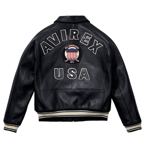 Men's Letterman Varsity <b>Jacket</b> PU <b>Leather</b> Bomber Coat Vintage Baseball Style Embroidered Logo <b>Winter</b> Outerwear - Product Image 5