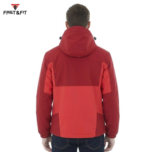 Chaquetas Soft Shell para Hombre de Último Diseño y Alta Calidad, con Capucha y Cierre, en Color Sólido - Product Image 2