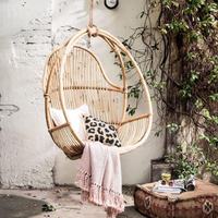 Chaise de jardin en rotin tressé moderne - Légère, confortable, imperméable, écologique, durable, pour usage extérieur/intérieur, pour patio et jardin