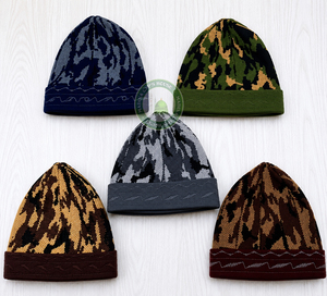 Nouveau style de bonnet musulman de créateur, haute qualité, 100% coton, maille jacquard tricotée, sans revers, écologique, ajustable, chapeau de prière décontracté - Product Image 2