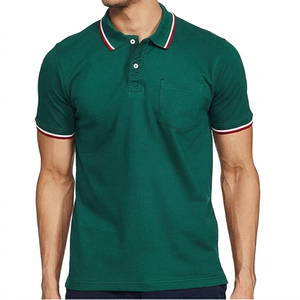 Vente en gros de T-shirts pour hommes en jersey de polyester respirant 220g, avec logo personnalisé, style vintage Old Money, pour le golf et le tennis, idéal pour l'été - Product Image 1