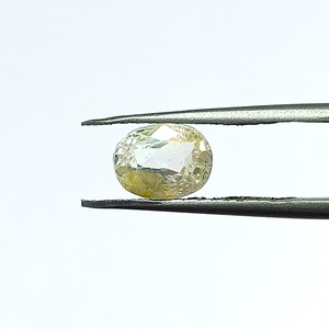 Zafiro amarillo ovalado natural de 2,98 quilates de Sri Lanka, piedras preciosas sueltas para la fabricación de joyas y anillos YSON-21 - Product Image 1