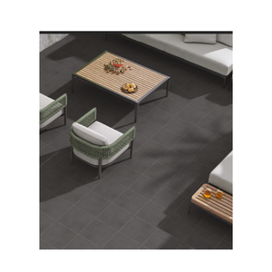 Carrelage en porcelaine pleine masse personnalisable Lesan Graphite 300x300, finition mate antidérapante, pour l'extérieur des hôtels, restaurants, villas - Product Image 2