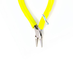 Alicates de Punta Plana – Herramienta Básica para Joyería, Superventas – Logotipo Personalizado y Marca Privada – ZETOMED PRO DIY Amarillo - Product Image 3