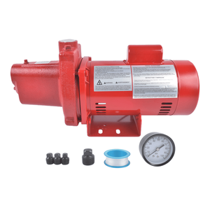 Pompa a getto per pozzi poco profondi in ghisa da 1 HP, 23 GPM, 65 PSI, 115/230 V, RJS 100 PREM, Pompe acqua Premium - Product Image 6