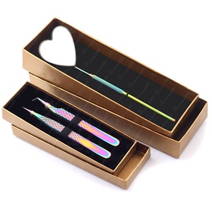 Pince à épiler classique et volumineuse en acier inoxydable japonais avec logo personnalisé et emballage pointe pointue - Product Image 6