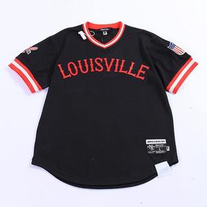 Camiseta deportiva de béisbol para hombre, de malla transpirable, tela suave, con logotipo bordado personalizado de alta calidad al por mayor. - Product Image 4