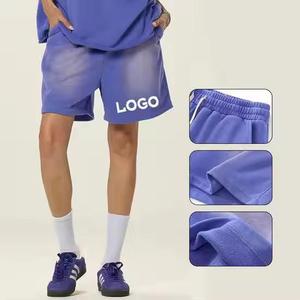 กางเกงขาสั้นลำลองฤดูร้อนผ้าฝ้ายฟอกสีสไตล์วินเทจสำหรับใส่ทุกวัน - Product Image 4