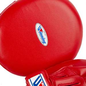Cible de frappe Focus Pad personnalisable en cuir véritable de haute qualité, durable, pour la boxe et le Muay Thai, avec logo sur mesure - Product Image 5