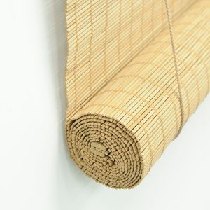 มู่ลี่ไม้ไผ่แบบม้วน สไตล์ธรรมชาติ สำหรับห้องนั่งเล่น โรงแรม ร้านอาหาร - Product Image 1