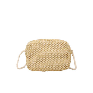Bolso de paja mini tejido a mano para mujer, estilo fresco, portátil, bandolera, gran oferta, primavera/verano, bolso de axila - Product Image 2