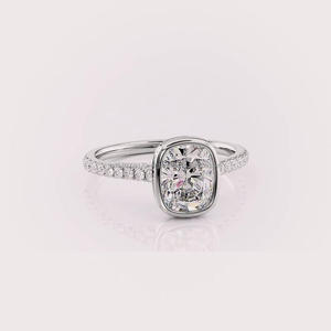 High on Demand Fashion Jewelry Moissanite Engagement Ring <b>for</b> Women with Sophisticated Design Available At Best Market Price - Product Image 6