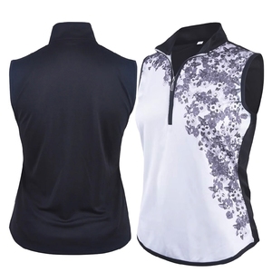 Elegante Camiseta de Polo de Golf sin Mangas para Mujer, Corte Atlético Moderno - Product Image 3