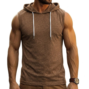 Débardeur de sport pour homme, coupe ajustée, sans manches, en mélange de coton respirant, idéal pour l'été, avec logo personnalisé, prix de gros, vente en gros de débardeurs - Product Image 1