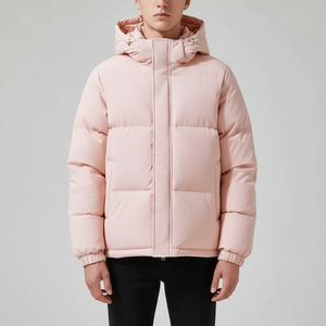 Blouson d'hiver pour homme de haute qualité, style streetwear, conception OEM, usage décontracté, prix bas, logo personnalisé sur le devant, blousons matelassés pour homme en vente - Product Image 5