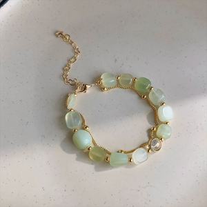 Handmade <b>Crystal</b> Rhinestone Beaded <b>Bracelet</b> Romantic Simple Chic Stone Jewelry CN - Product Image 3