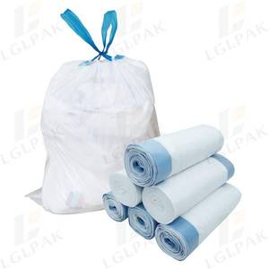 Zipper Trash Bags Recyclable 100% LDPE Gravure Printed 1 Ton MOQ-Simplify Outdoor Waste Management with ODM Factory Price - Product Image 6