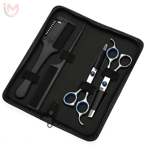 Tijeras de Entresacar Profesionales para Barbería, Kit de Peluquería Profesional con Peine Afilado y Tijeras de Entresacar - Product Image 2